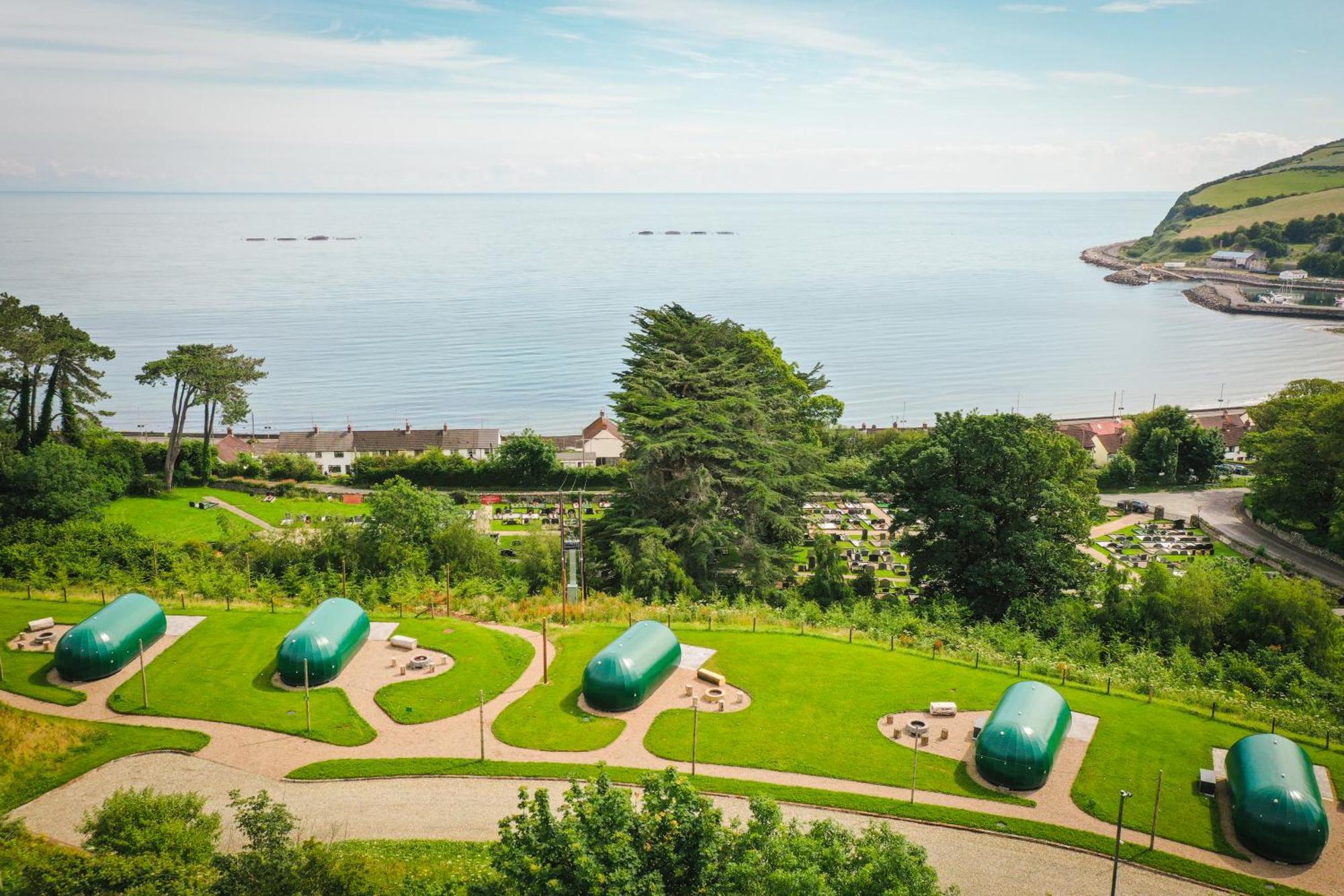 Hotel Glenarm Castle Ocean View Pods Exteriér fotografie